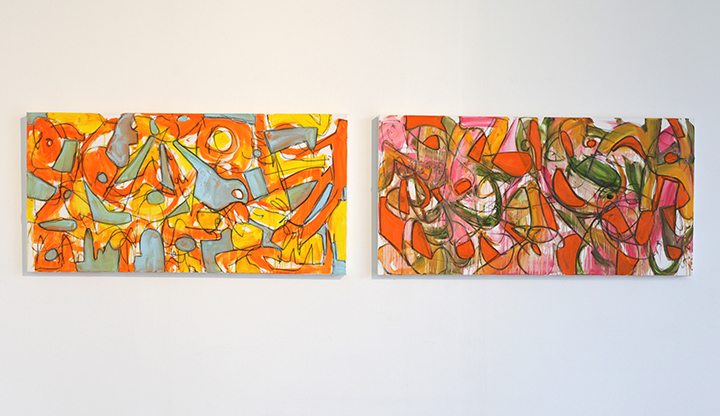 Tim Rechner's paintings